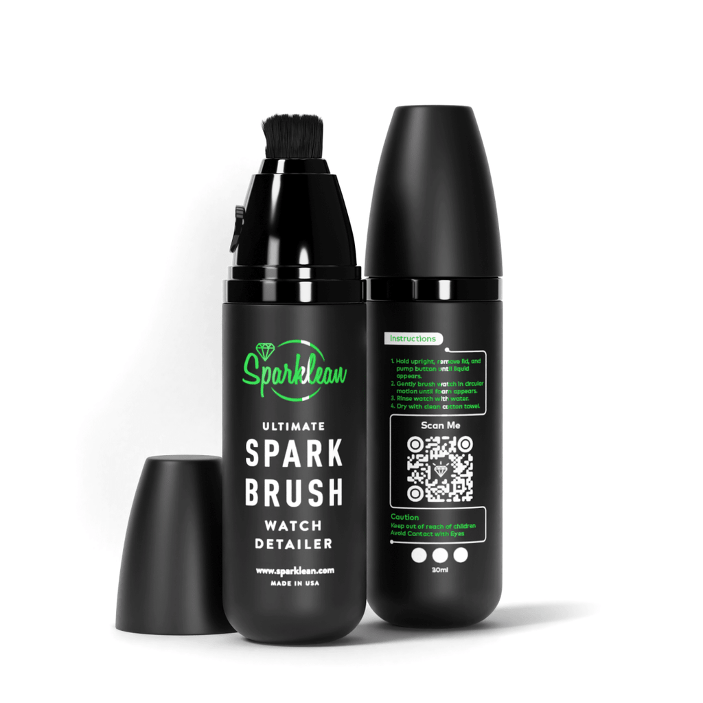 SparkBrush™ by Sparklean® — Soft-bristle cleaner for luxury watches & fine jewelry